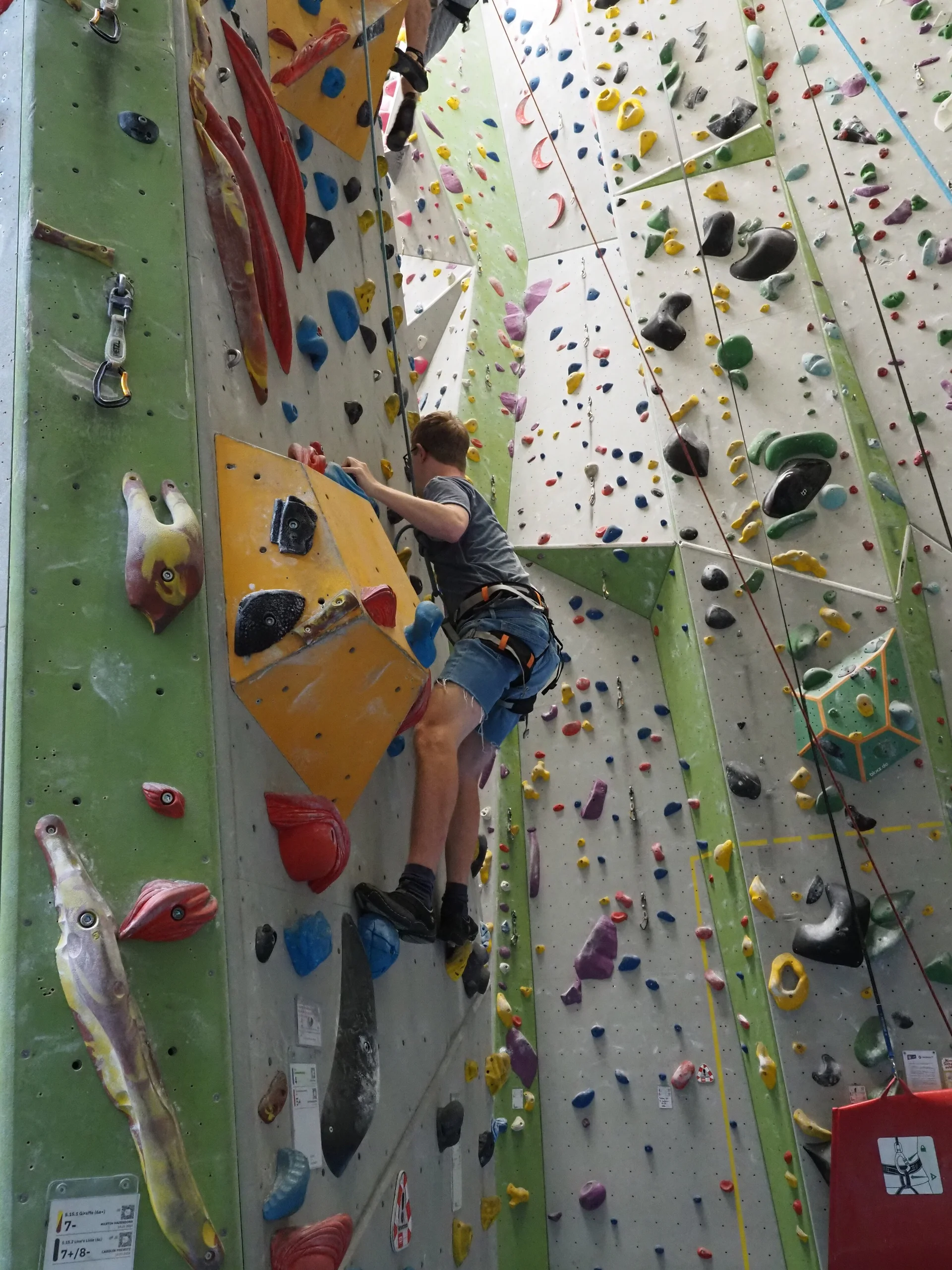 Ein Kind klettert am Seil | © DAV/Freiburg-Breisgau/Josephine Kerzel/Klettern mit Handicap