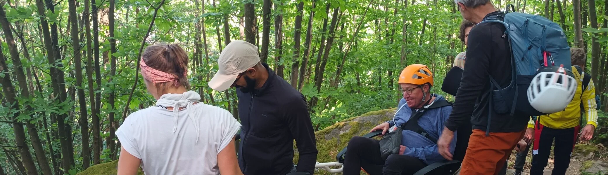 Inklusive Sportklettertour in den Vogesen | © DAV/Freiburg-Breisgau/Josephine Kerzel/Inklusion/Ausfahrten