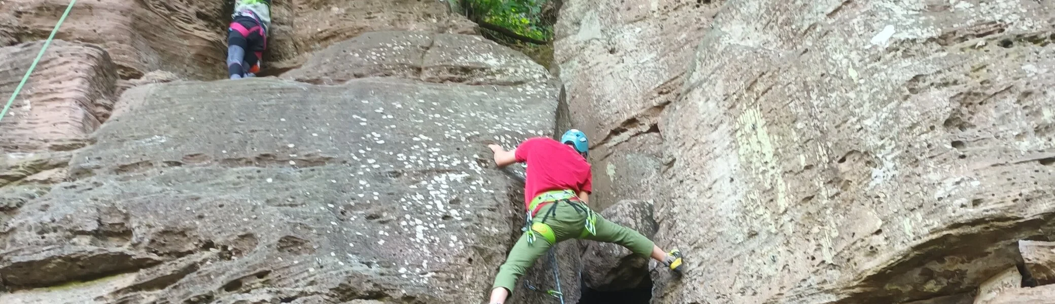Inklusive Sportklettertour in den Vogesen | © DAV/Freiburg-Breisgau/Josephine Kerzel/Inklusion/Ausfahrten